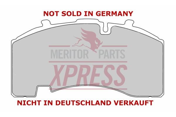 колодки дисковые !с р/к 211x108x30 \BPW,KNORR SB4309T (SK7) MDP3171K MERITOR