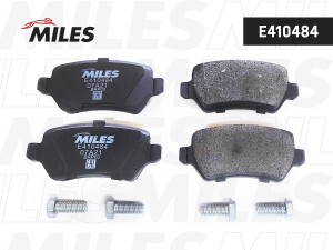 Колодки тормозные задние (без датчика + болты) (Смесь Low-Metallic) OPEL ZAFIRA  E410484 MILES