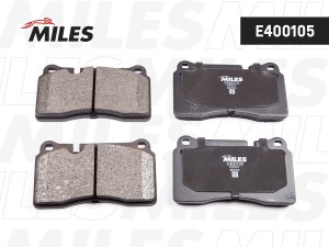 Колодки тормозные передние (без датчика) (Смесь Low-Metallic) (VW TOUAREG (7L_,  E400105 MILES