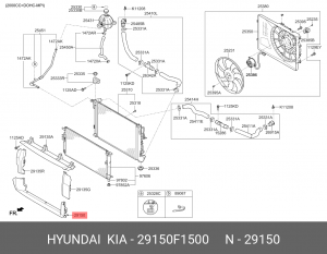 kia Sportage 2016> 29150F1500 HYUNDAI KIA