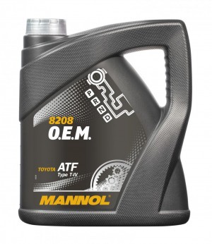 8208 MANNOL ATF T-IV (4L) жидкость трансмиссионная! синтетическая\ MN8208-4 MANNOL