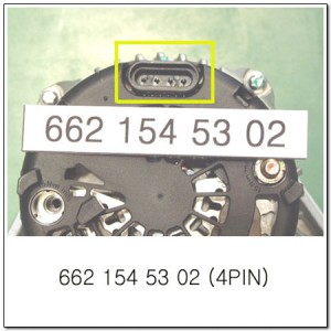 Генератор SSANGYONG Rexton (02-) (662L) (90A,12V) OE 6621545302 SSANG YONG