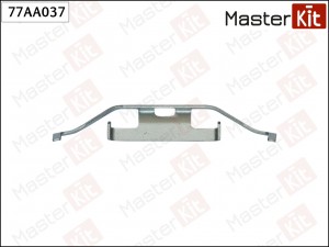 Комплект установочный тормозных колодок VW: Transporter V 03-, Touareg 02-06, 03 77AA037 MASTER KIT