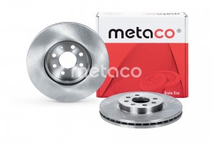 Диск тормозной передний вентилируемый 3050113 METACO