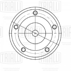 Ролик ГРМ опор. для а/м VW Transporter (90-) 2.4 (CM 5312) CM 5312 TRIALLI