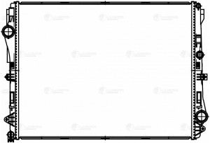 Радиатор охл. для а м Mercedes-Benz S (W222) (13-) E (W213) (16-) GLC (X253) (15 LRC 15130 LUZAR