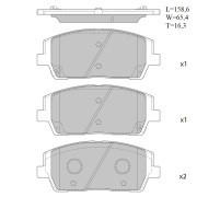 Колодки тормозные дисковые Avantech передние (противоскрипная пластина в компл.) AV004 AVANTECH