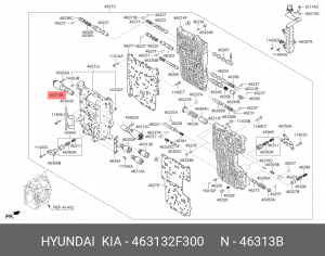 Клапан электромагнитный HYUNDAI Creta (17-),Elantra (16-),i30 (17-) АКПП №3 OE 463132F300 HYUNDAI KIA