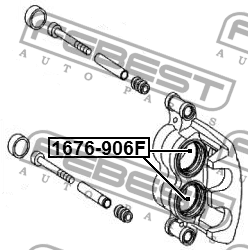Поршень тормозного суппорта 1676-906F 1676-906F FEBEST