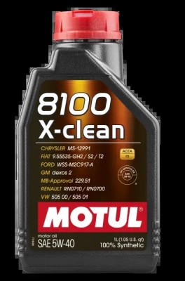 Масло моторное MOTUL 8100 X-CLEAN C3 5W40 синт 1л 102786 MOTUL