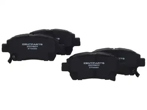 колодки дисковые передние! Toyota Yaris 1.0i/1.3i/1.5WTi/1.4D 99-01 Z07507 ZENTPARTS