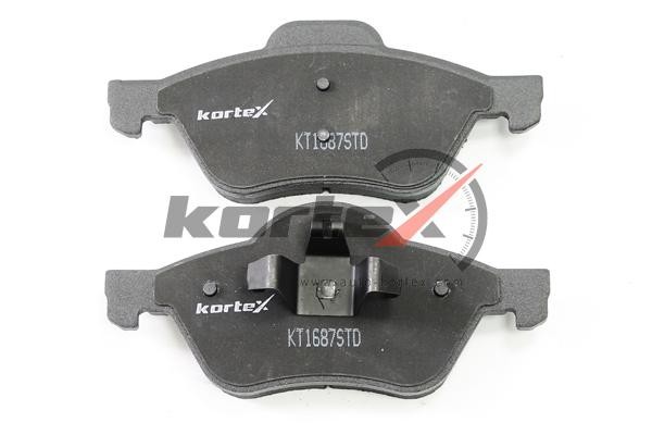 Колодки торм. RENAULT MEGANE II перед.к-т KT1687STD KT1687STD KORTEX