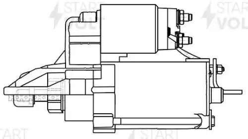 Стартер для а/м Ford Mondeo III (00-) 1.8i/2.0i 1,4кВт (LSt 1010) LST 1010 START VOLT