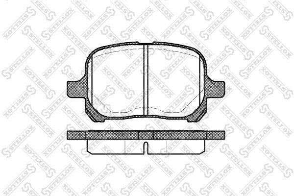 621 00=224550=D2197-01 !колодки дисковые п.\ Toyota Camry 2.2i/3.0i & 24V 96> 632-000-SX STELLOX