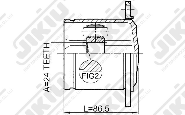 ШРУС JC33065 JC33065 JIKIU