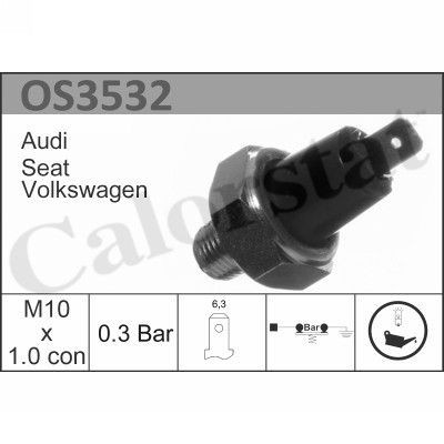 датчик давления масла! 0.3 Bar\ Audi 80-200 1.6-2.8i/1.6-1.9D/TD/TDi 86-94 OS3532 VERNET