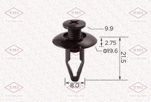 Клипса автомобильная [упаковка 10 штук] NISSAN TJB1052 TJB1052 TATSUMI