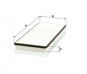 Фильтр салонный CU3858 CU 3858 MANN FILTER