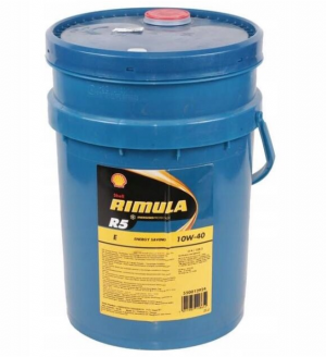 Масло моторное SHELL RIMULA R5E 10W40 E5/E7/CI-4 п/синт.20л 550033235 SHELL