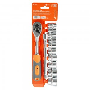 Набор головок (12 предметов) "AIRLINE" (3/8", с трещоткой, удлинитель 150 мм) AT-12-29 AIRLINE