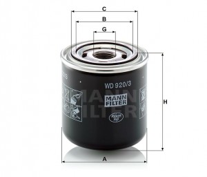 Фильтр гидравлический WD 920-3 MANN FILTER
