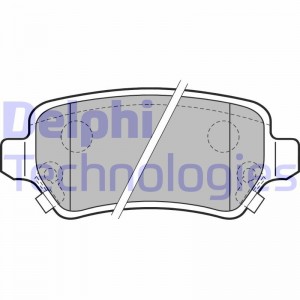 LP1717 колодки дисковые з.\ Opel Astra 1.8-2.2DT/Zafira 2.2i/DTi 01> LP1717 DELPHI