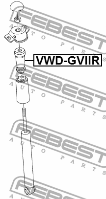 ОТБОЙНИК ЗАДНЕГО АМОРТИЗАТОРА подходит для SEAT LEON (F5) 2013- VWD-GVIIR VWD-GVIIR FEBEST
