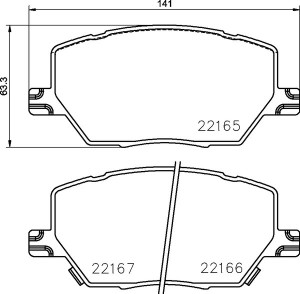 Колодки тормозные P23164 P23164 BREMBO