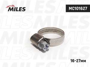 Хомут червячный 16-27/9 мм. (нержавеющая сталь) MC101627 MC101627 MILES