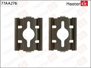 Комплект установочный тормозных колодок FIAT DUCATO 03-94-, PEUGEOT BOXER 03-94- 77AA276 MASTER KIT