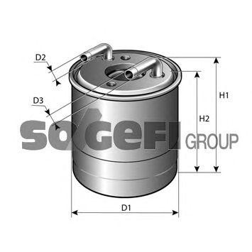 Фильтр топливный MERCEDES C (W204) (07-13),E (W212) (09-) PURFLUX FCS785 PURFLUX
