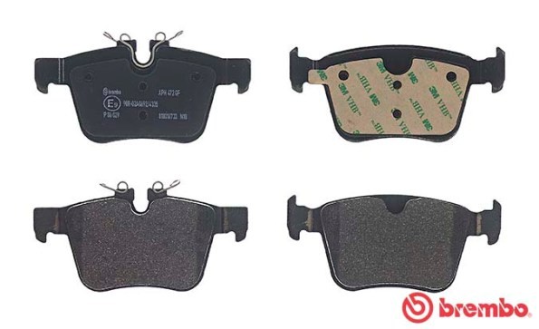Колодки тормозные RANGE ROVER Velar,Evoque JAGUAR XE,XF VOLVO XC60,XC90 задние ( P86029 BREMBO
