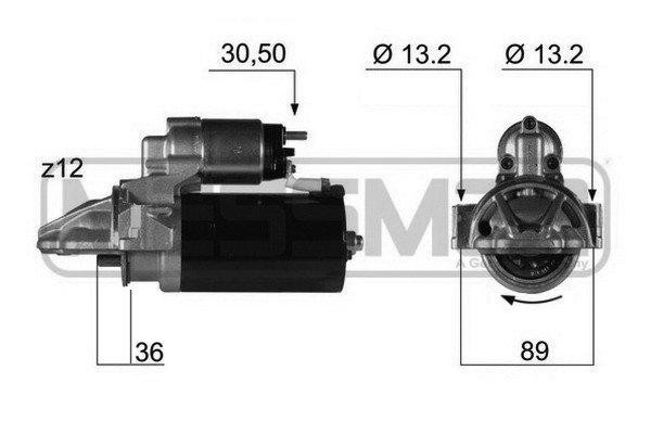 Стартер FORD TRANSIT PEUGEOT BOXER 06- 220353 220353 ERA