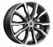 КиК Портер 18.0 / 7.5J PCD 5x114.30 ET 35.00 ЦО 67.10 Литой / Черный с полирован 76179 K K