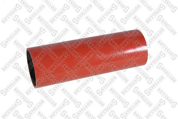патрубок интеркулера!силикон, красный D=100,L=180 прямой\MAN 81-10146-SX STELLOX