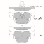 Колодки тормозные дисковые Avantech задние (противоскрипная пластина в компл.) AV206 AVANTECH