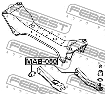 Сайлентблок MAB-050 MAB-050 FEBEST