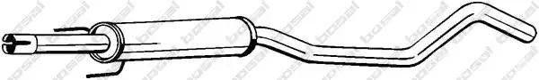 Глушитель OPEL Meriva (03-10) средняя часть BOSAL 285-957 BOSAL
