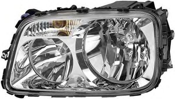 фара! правая с противот., с корректором MB Actros III 1EH009513-041 HELLA