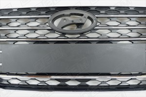 Решетка радиатора Hyundai Solaris 2 2017-2020, под хромированные накладки OEM3163 OEMPARTS