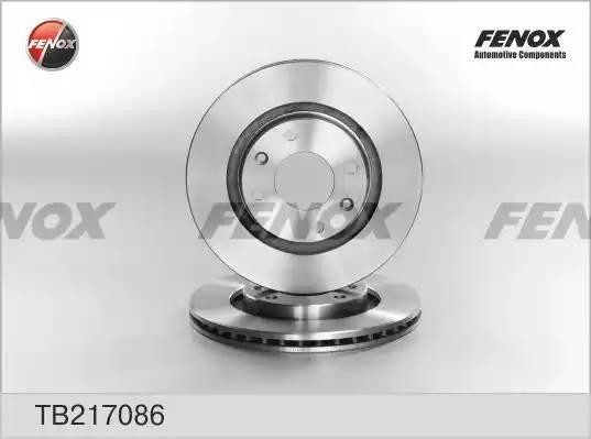 Диск тормозной передний  2шт TB217086 FENOX
