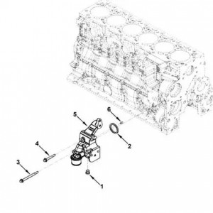 Коллектор впускной водяной КАМАЗ Камминз ISBe (3979118) (Haffen) 0483 HAFFEN
