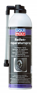 СПРЕЙ ДЛЯ РЕМОНТА ШИН 500МЛ для без камерных шин, до 215 размера 3343 LIQUI MOLY