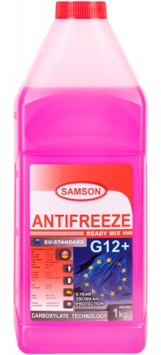 Samson EU-Standard G12+ 1KG антифриз! красный, готовый Carboxylate long life\ 802026 SAMSON
