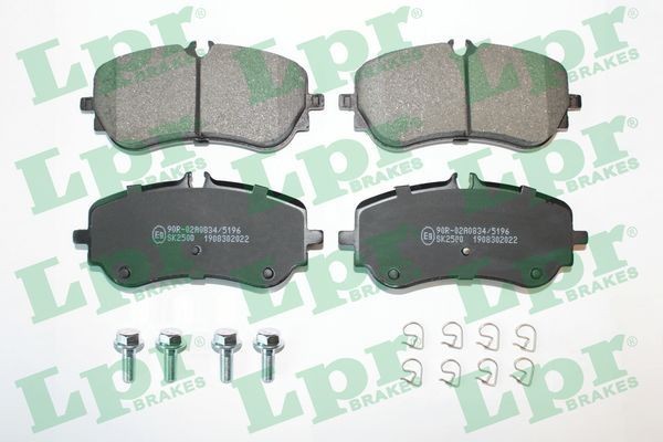 Колодки тормозные дисковые задн MAN TGE , VW AMAROK, CRAFTER 16- 05P2022 05P2022 LPR