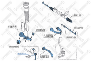 тяга стабилизатора переднего правая!\ MB W220 all 98-05 56-03107-SX STELLOX