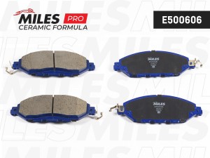 Колодки тормозные передние (Смесь CERAMIC серия PRO) NISSAN PATHFINDER 14-/INFIN E500606 MILES