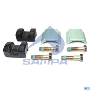Ремкомплект седельного устройства (подушки,болты) SAMPA 095.996 SAMPA