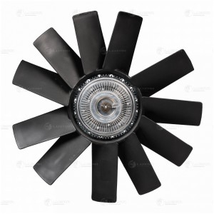 Муфта вязкост. с крыльч. для ам ГАЗ 3306, 3309, 3310 (Валдай) с дв. Cummins 3.8  LVC 03029 LUZAR