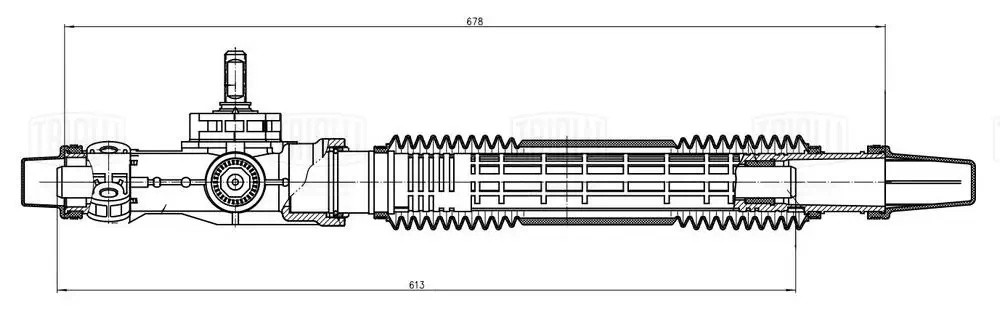 Механизм рулевой (рейка) Лада 2192 Kalina Cross/2192 Granta Cross (3.1 об.) (мех CR194 TRIALLI